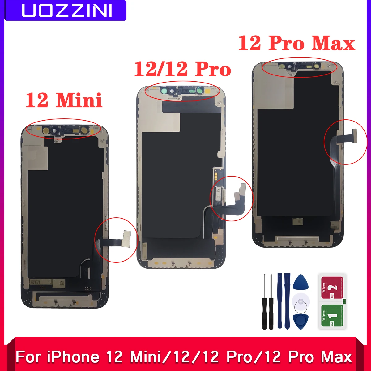 【新品】　iPhone12 pro max の OLED画面　デジタイザー iPhone12ProMAX フロントパネル 液晶パネル / iphone アイフォン