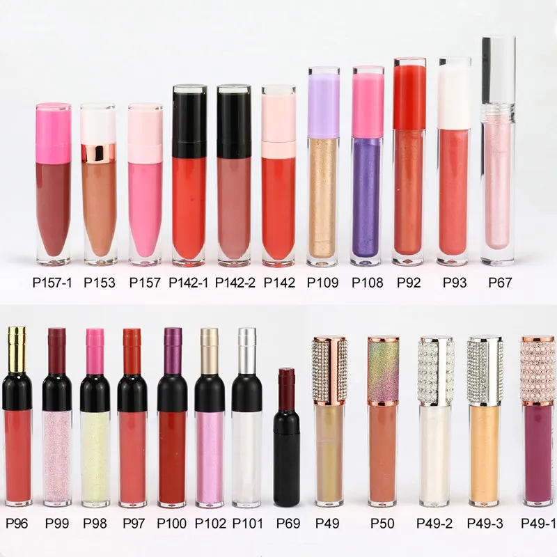 

JMSP Beauty Store, индивидуальный ваш собственный бренд, 122 цветов, сделай сам, Блестящий глянцевый прозрачный блеск для губ, помада