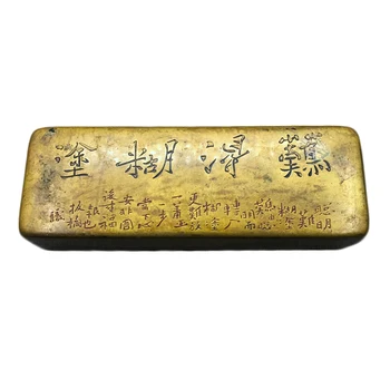

LAOJUNLU Nande Hutu Ink Imitation Antique Old Brass Ink Cartridge Pure Copper Calligraphy Supplies