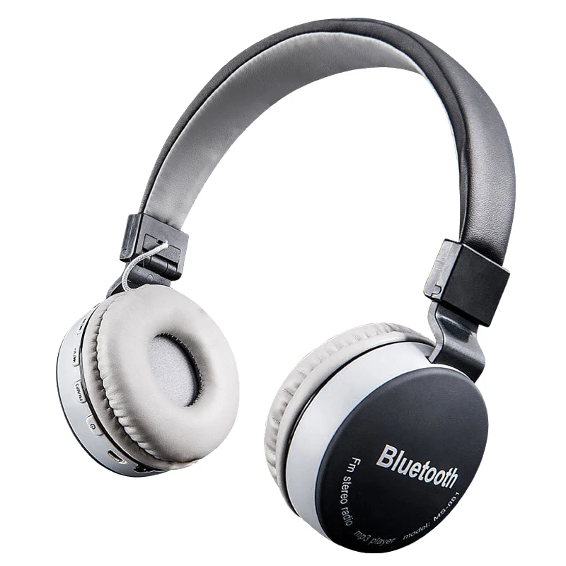 Беспроводные стереонаушники Bluetooth с супербасами гарнитура AUX sd карта