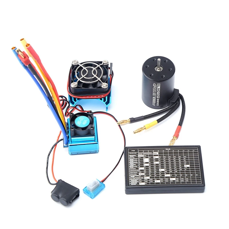 Лидер продаж 3650 2300KV бесщеточный двигатель &amp ESC радиатор с программной