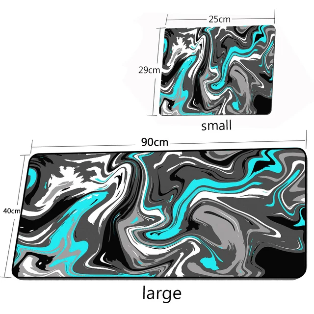 Personalized Fabric Mouse Pad Art Table Mats Office Carpet Desk Pad Mouse Mat Black Big Mousepad Rubber Mat for Computer Table 9