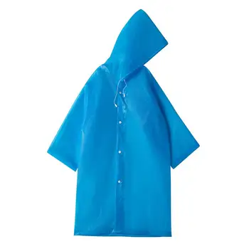 

Unisex Adults Reusable Thicken Waterproof Hooded Raincoat Outdoor Travel Poncho