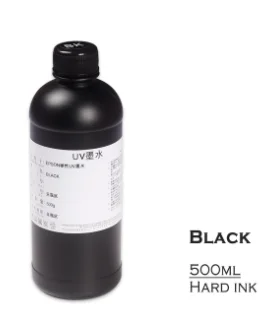 5 x 500ml Led UV Ink Universal UV LED Ink for Flatbed Printer 3D Compatible for Epson 1390 1400 1410 L800 R290 R330