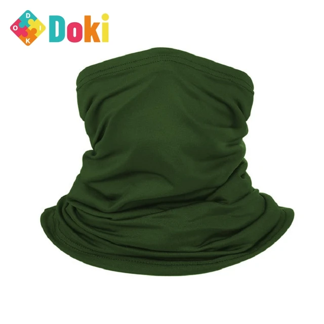 Doki OneLineFox Boy Cycling Bandana Neck Cover Scarf Smooth Elastic Cartoon 3D Print Kids Turban Multifunctional Magic Scarf New 3