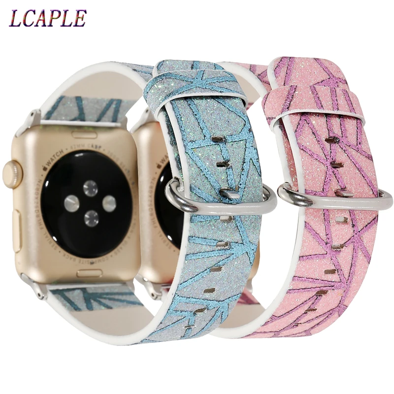 Ремешок из натуральной кожи для apple watch 4 band iwatch band 42 мм correa apple watch 38 мм 44 мм 40 мм pulseira браслет ремешок для часов 5 3