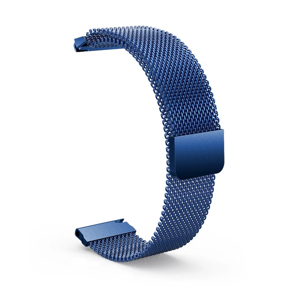 BU Для часы Garmin vivosmart HR+ Миланская Магнитная Петля из нержавеющей стали Нержавеющая сталь Смотреть Band умные часы с ремнем долговечные аксессуары#810 - Цвет: BU