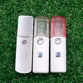 

30ml Mini Nano Facial Sprayer Steamer USB Cold Mist Milk Handheld Humidifier Pink, Clear, White