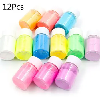 

12 Pearlescent powder Epoxy Resin Dye Pearl Pigment Natural Mica Mineral Powder