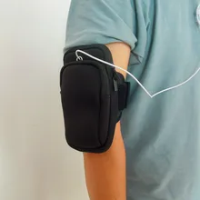 Нарукавная сумка на руку, настраиваемый логотип, стиль, для бега на открытом воздухе, для фитнеса неопреновый, водонепроницаемый, на запястье, для спорта, для мобильного телефона, нарукавник