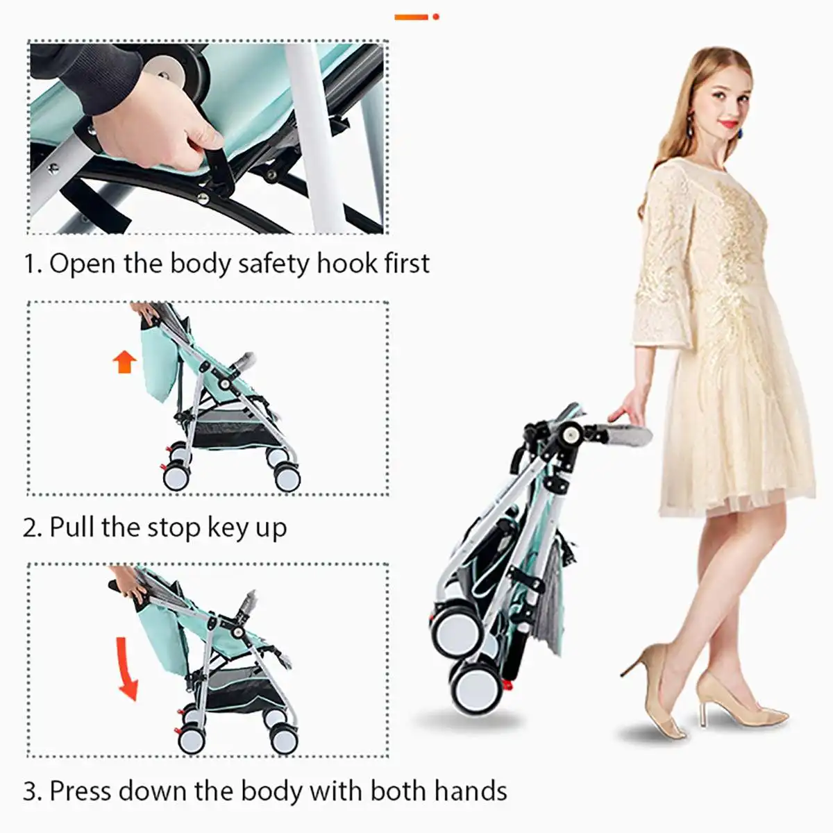 Детская прогулочная коляска с большим ландшафтом, система для путешествий для новорожденных, может для сидения и лежания на самолете, детский автомобиль