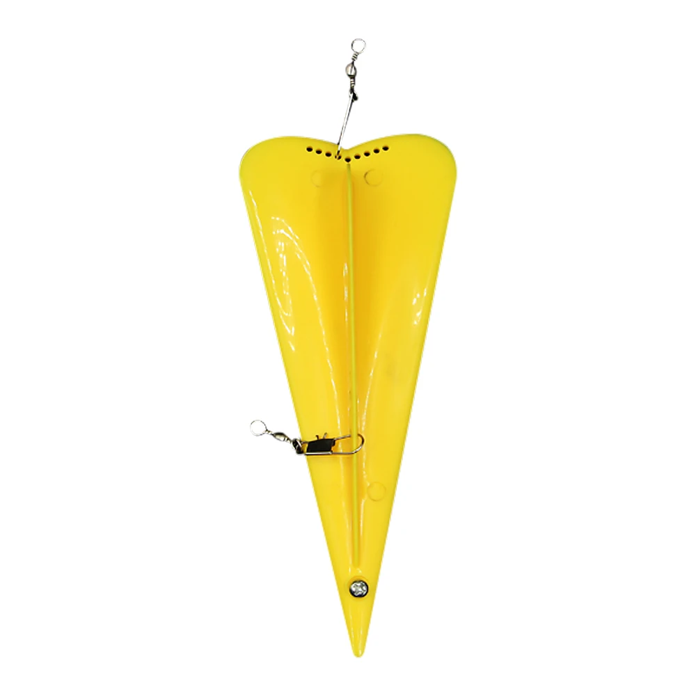 

Fishing Diving Board Lure with Weight Sinker Rotating Swivels Plastic Fishing Trolling Board Fishing Accessory