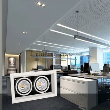 

Super Bright Square LED Downlight 10W 20W 30W Aluminum AC220V 110V LED Down Light Ceiling Recessed Spot Light Indoor Lighting
