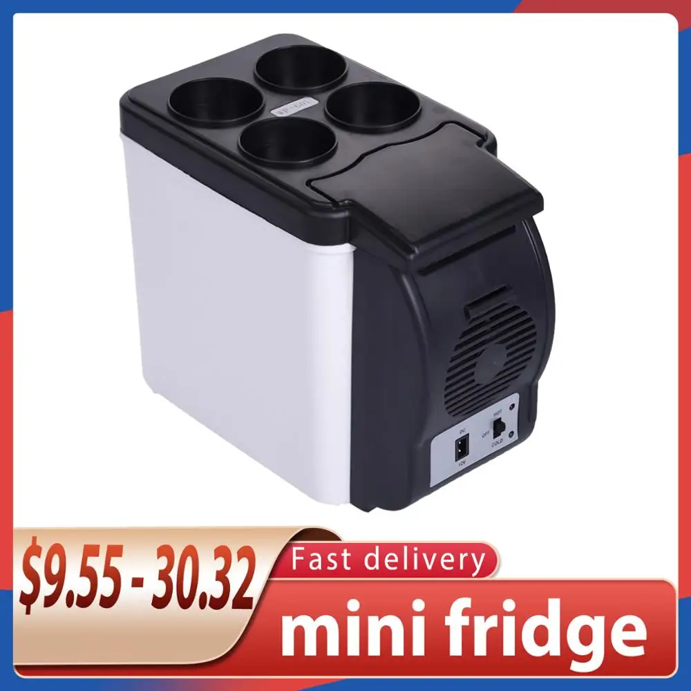 Portable 6L Car Truck Refrigerator Travel Cooler Warmer Fridge Truck Freezer New 