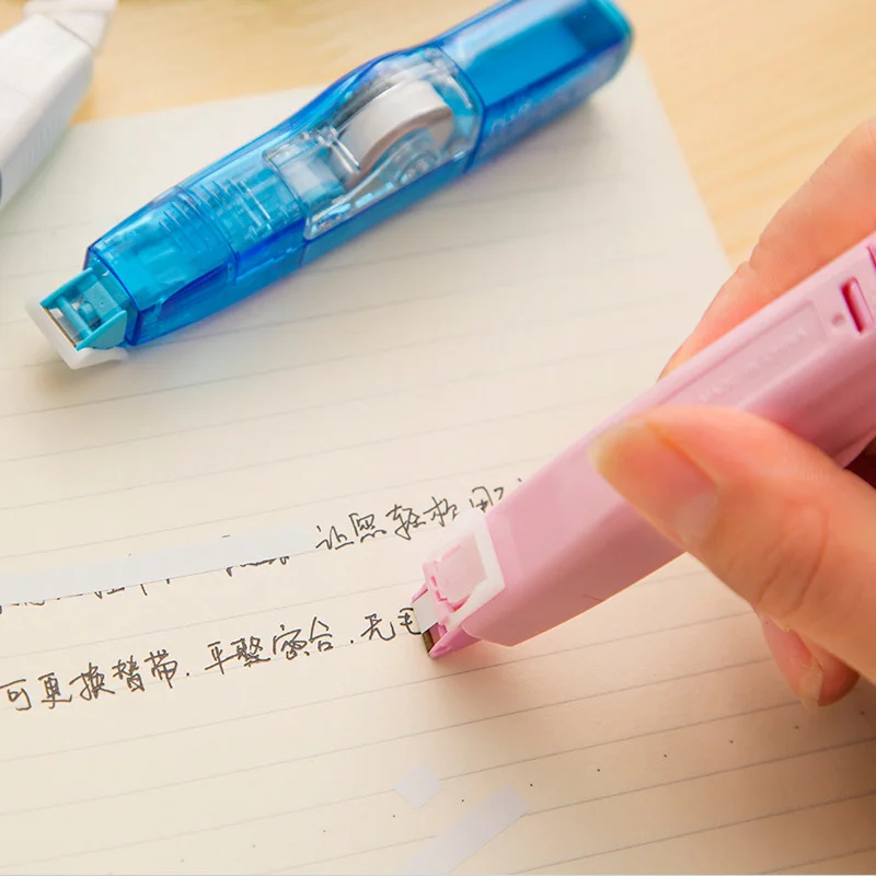 Correction Tape Correction Belt Correction Strap Correction Supplies 3pcs/pack 5mm*6m Cute Replaceable Correction Tape Japanese Stationery White Stickers Kids Students Gifts Office School Supplies