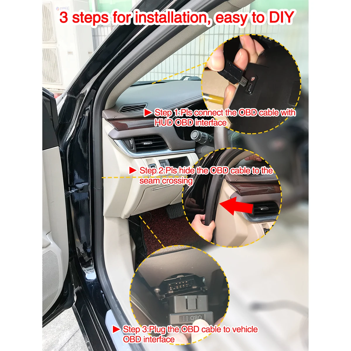 P12 индикатор на лобовом стекле obd ii Дисплей OBD2 цифровой автомобильный компьютер автоматический измеритель скорости Электронный Монитор Диагностический дисплей