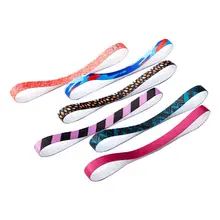6 шт. упругий силиконовый пота поглощающий пота Sweatband для спорта бега фитнеса