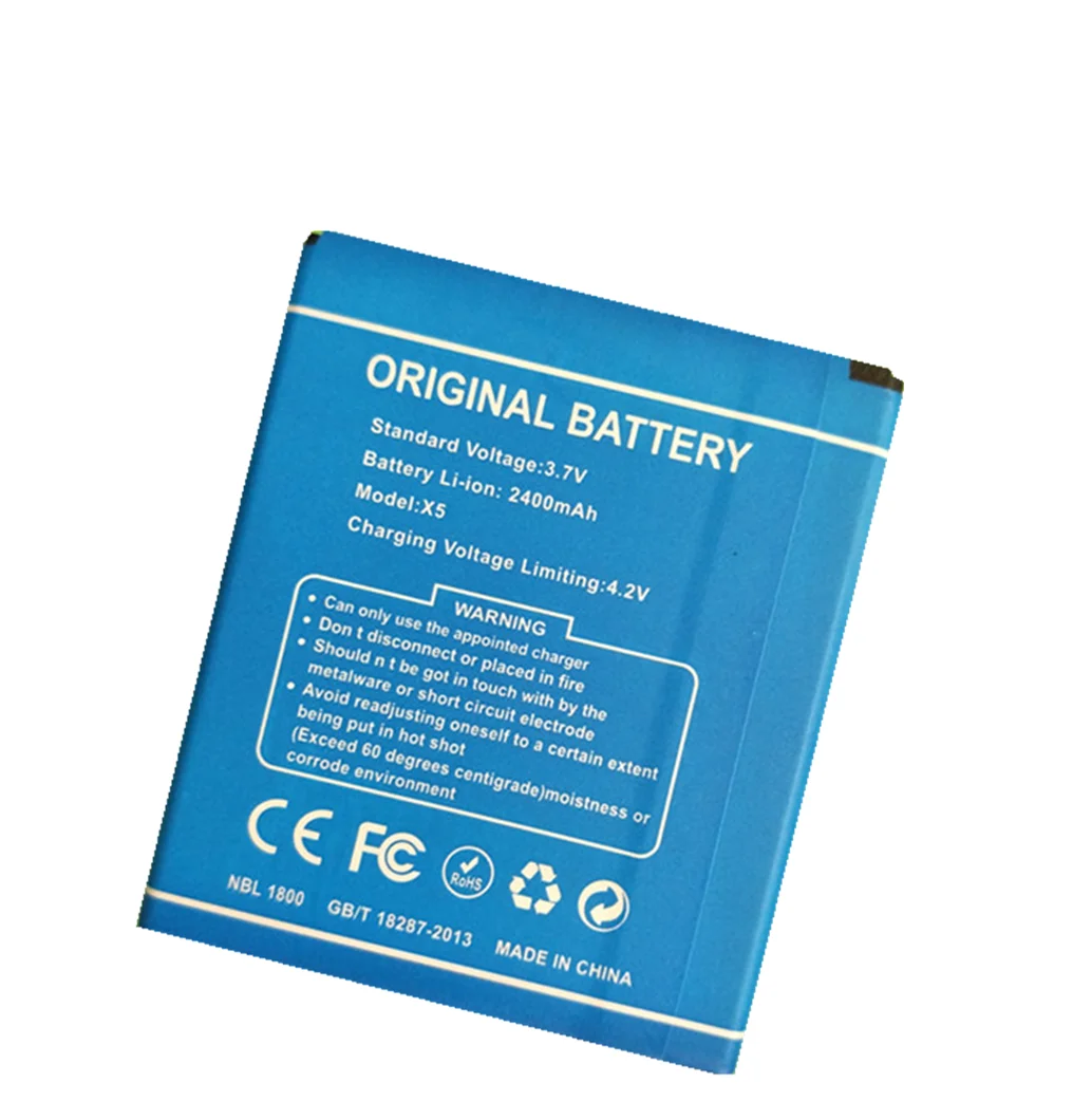 High Capacity 2400mAh 3.7V Battery For Doogee X5 / X5 Pro cell phone