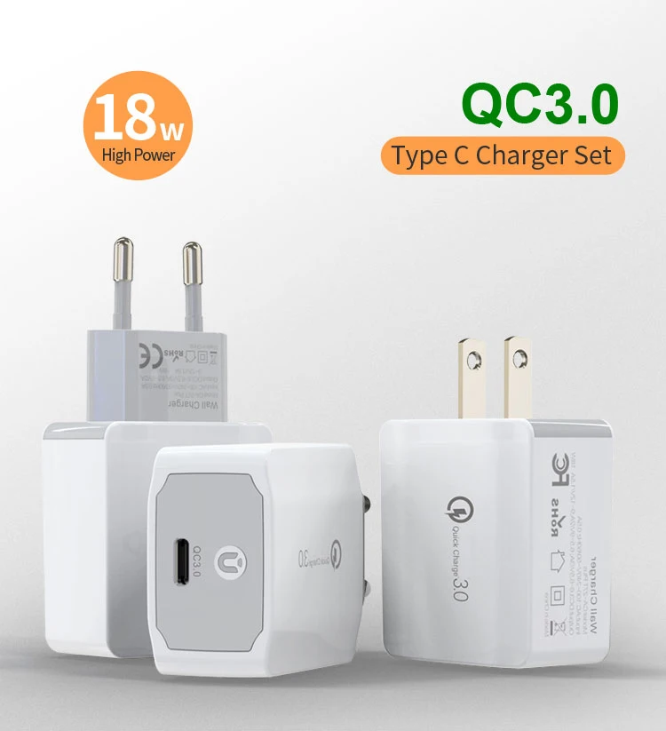 18 Вт Быстрое USB зарядное устройство Quick Charge 3,0 usb type C зарядное устройство для Xiaomi для huawei P30 Pro QC3.0 Быстрая зарядка зарядное устройство для мобильного телефона