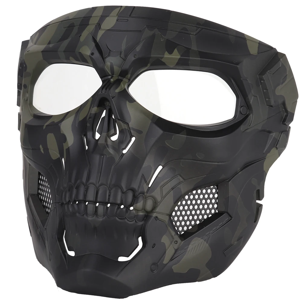 Тактическая защитная маска для страйкбола, черепа, пейнтбола, дышащие, для охоты, стрельбы, маски CS, игра, для лица, защитная маска на все лицо