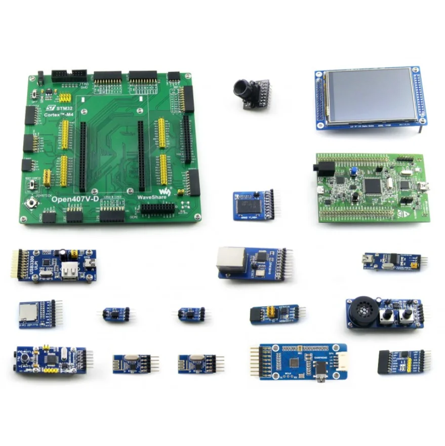 Набор макетной платы STM32F4DISCOVERY STM32 STM32F407VGT6 STM32F407 + 15 модулей = стандарпосылка