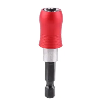 

Top-New 1/4 inch Hex Shank Magnetic Bit Holder Extension Bar for Electric Drill Screwdriver Length 60mm
