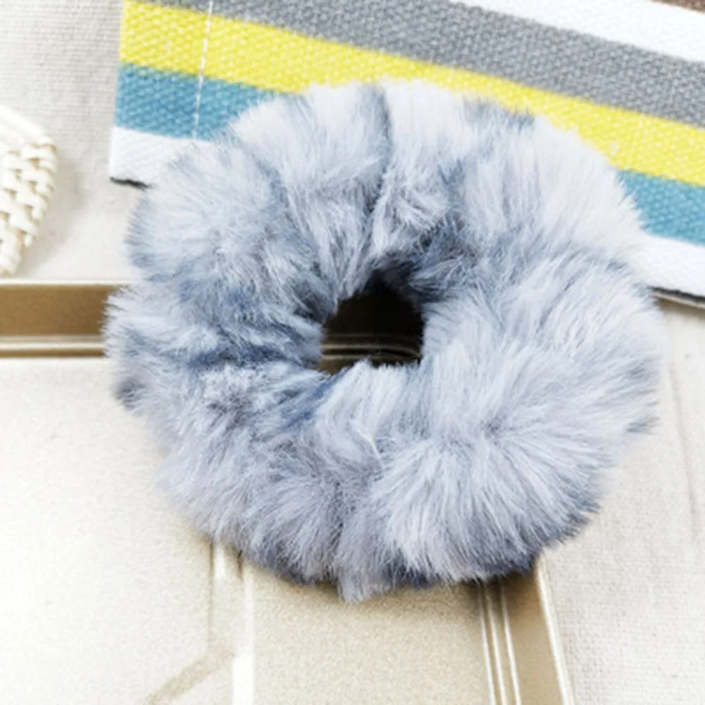 

Colorful Leopard Print Velvet Hair Scrunchie Elastic Hair Bands Color Women Girls Headwear Ponytail Holder Hair Accessories