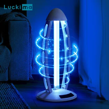 

38W UV Sterilization Lamp Ozone Remote Control Disinfection Light Household Sterilizer Kill Bacterial Mites UVC Sanitizer