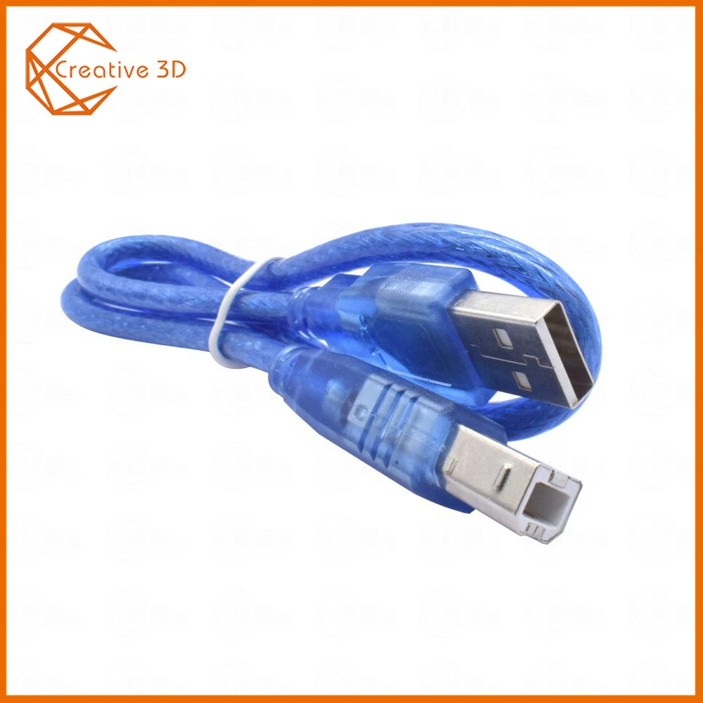 1 шт. USB кабели тип A папа-Тип B папа 50 см 3D-принтер части 3D-принтер плата BM USB кабель без USB магнитного кольца