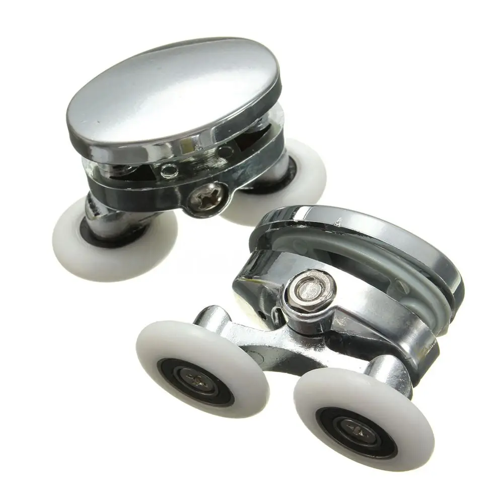 

Hot New 4 x Twin Top Shower Glass Door Rollers Runners Pulleys Wheels 25mm