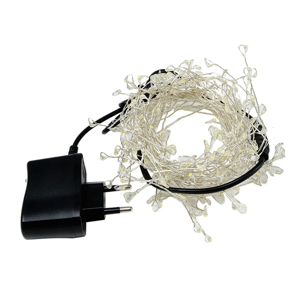 Рисунок 2 - Гирлянда с подключением к медному проводу