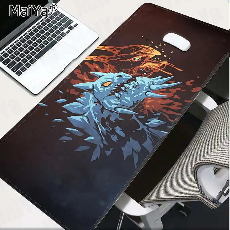 Maiya мальчик Подарочный коврик DOTA2 DIY дизайн игровой с узором коврик для мыши большой коврик для мыши клавиатуры коврик - Цвет: Lock Edge 30x80cm