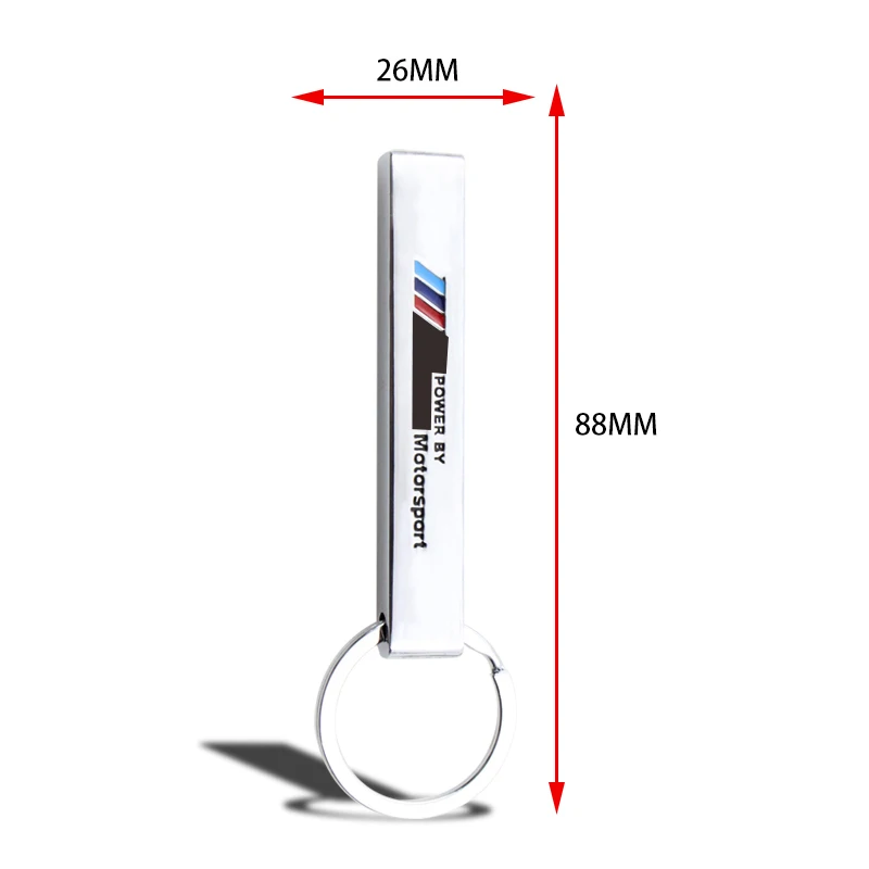 

1PCS Motorsport Keychain Car Metal Key Chain Key Ring for BMW M 1 3 4 5 6 7 E Z X M3 M5 M6 E39 E46 E30 E28 E91 Auto Accessories