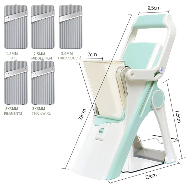 Kitchen Tools Vegetable cutter Multifunctional Vegetable cutter Lemon slicing Kitchen grater Luncheon Meat vegetable shredder fruit slicer food slicer