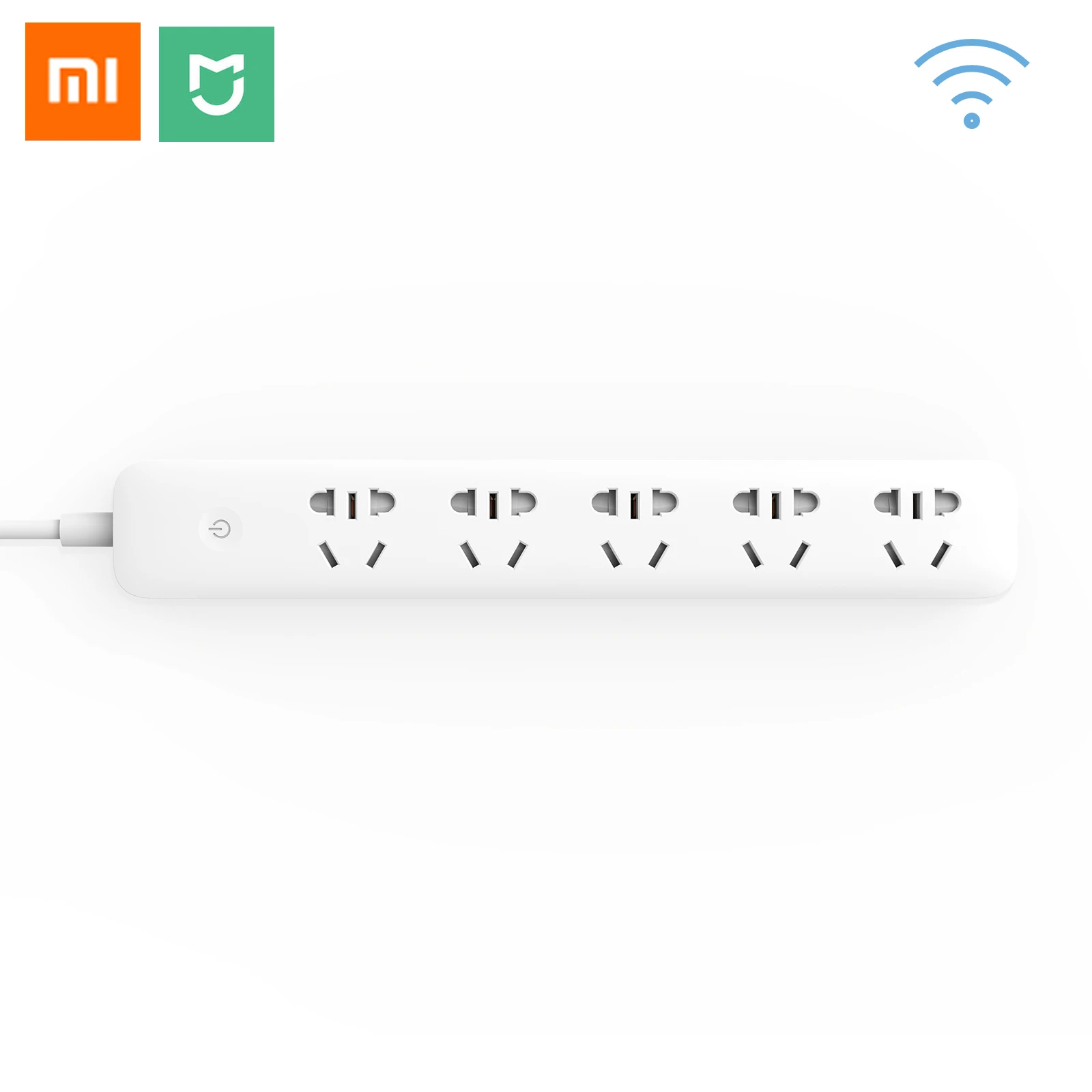 

Original Xiaomi Qingmi Smart Power Socket Strip 3 Ports 3 USB Fast Charging 5 Jacks Extension Socket Plug WiFi Mijia APP Control