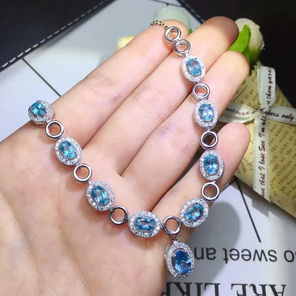 Natural Topaz Necklace, Deluxe Palace 