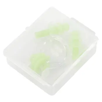 

Super sell-2 X Earplug +1 Swimming Nose Plier Silicone Swimming Pool Set