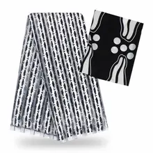 Горячая Распродажа Gahna стильная атласная шелковая ткань с лентой из органзы в африканском стиле! YBG01