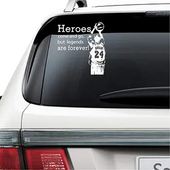 

Car Stickers Basketball Kobe Bryant Mamba Creative Decoration Decals ForWindshield Auto car accessories Vinyls car sticker 3d