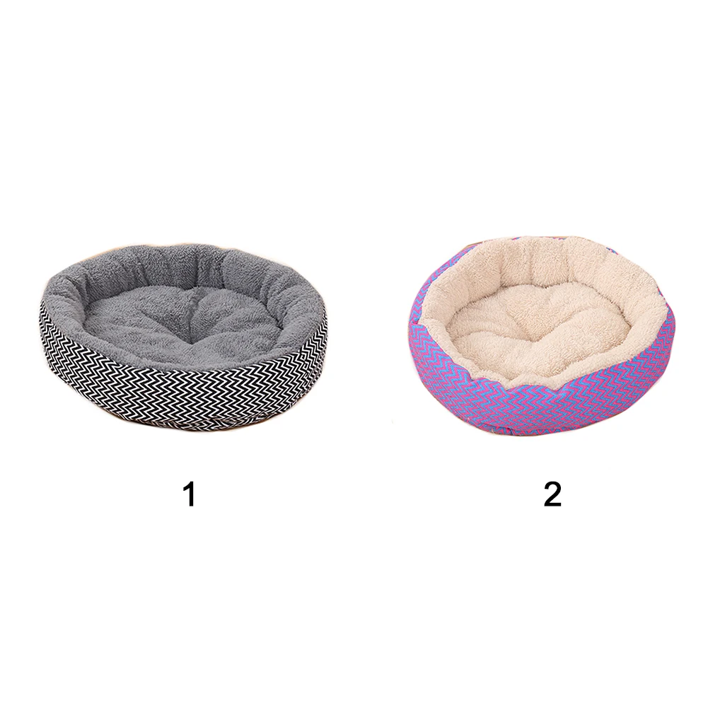 Seat Cushion Comfortable Cat Winter Removable Pet Supplies Dog Bed Indoor Breathable House Printed Canvas Warm Nest Sofa