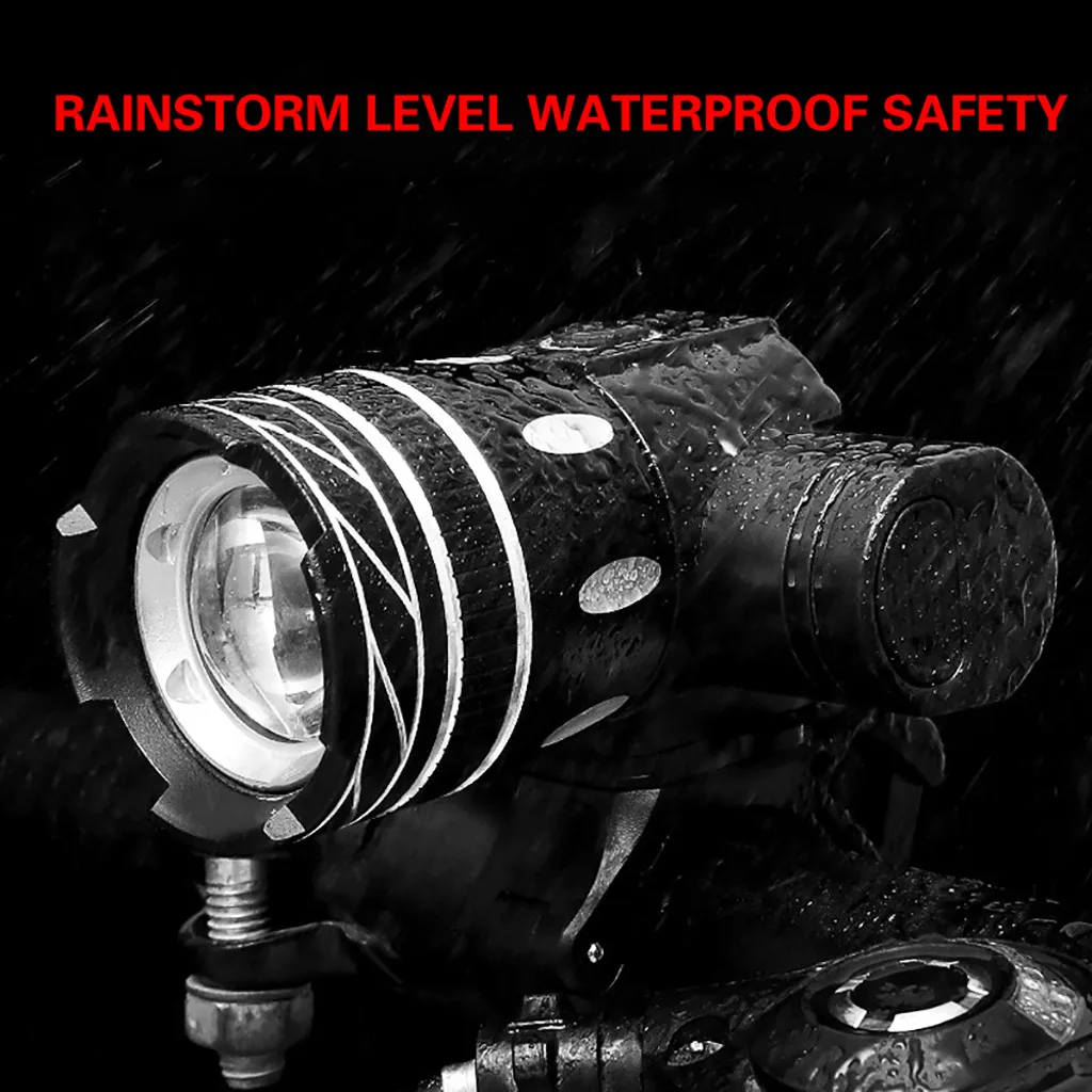 T6 Headlights Bicycle Light Headlight Night Ride Flashlight Riding Accessories USB Charging Cycling Light Equipment 1000 Lumens