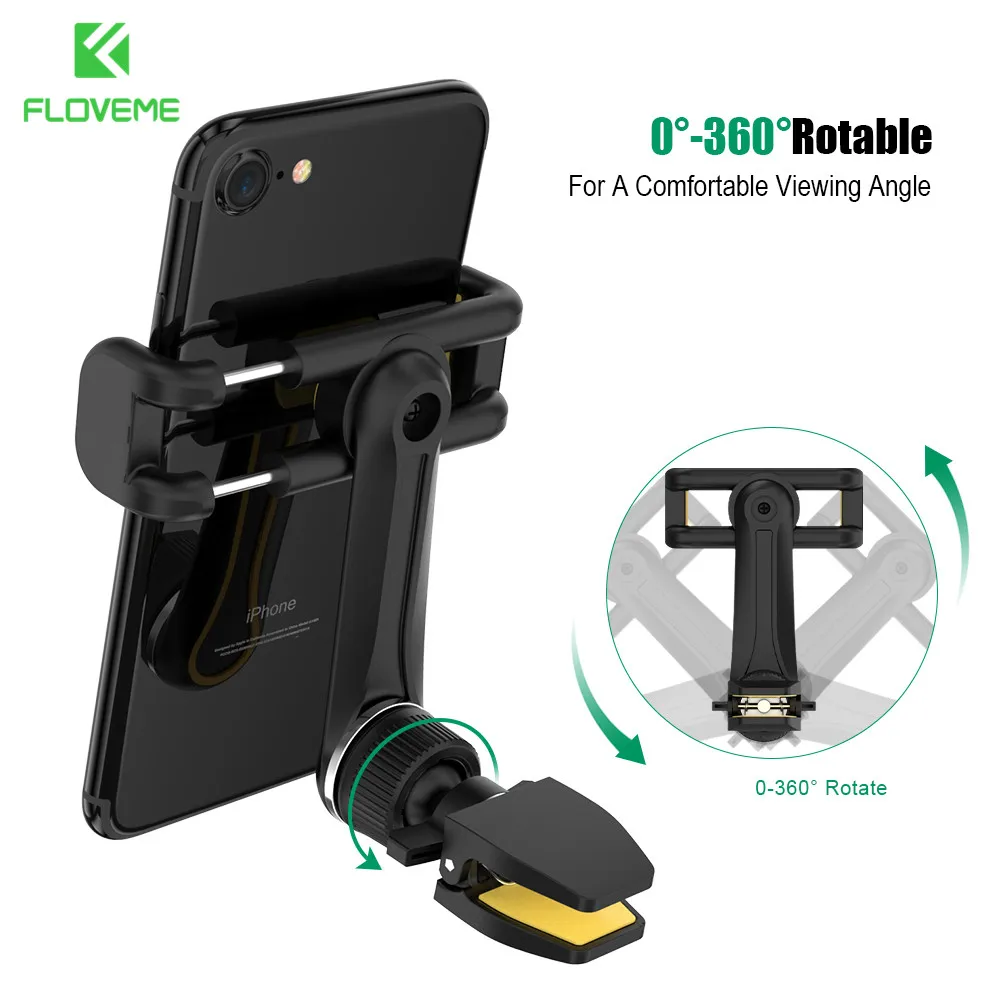 FLOVEME Universal Auto Telefon Halter Für iPhone 7 8 6 6S Plus Xiaomi Air Vent Clip Montieren 6