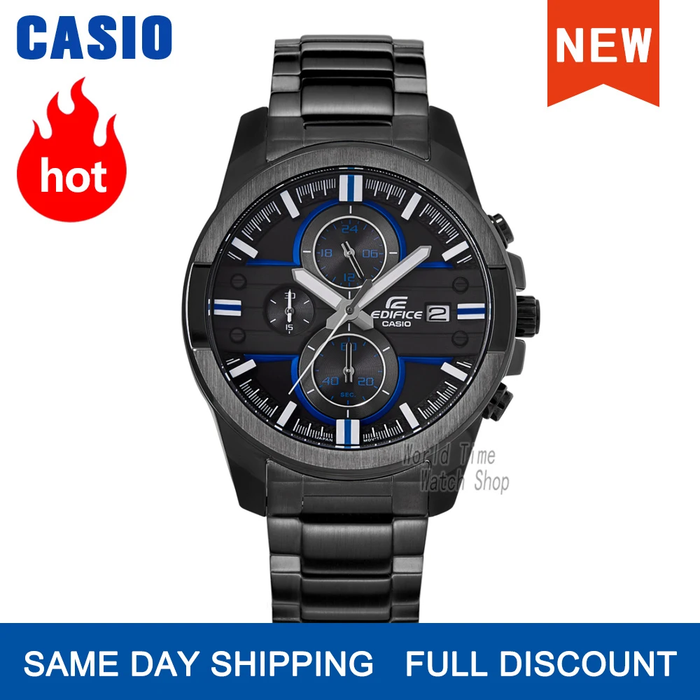 Casio Edifice часы мужские топ роскошный набор 100м Водонепроницаемый световой