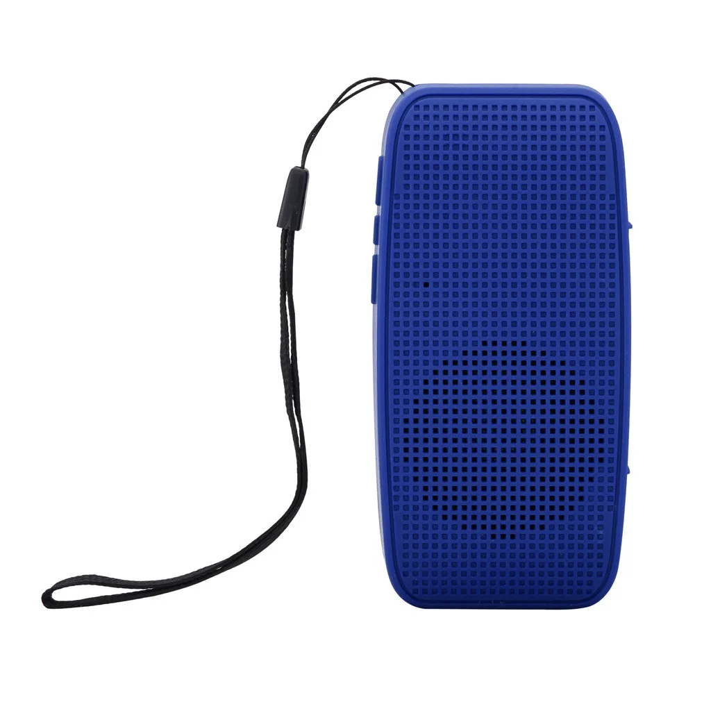 3,5 мм аудио вход Портативный беспроводной Bluetooth динамик стерео бар колонка s с ремешком на руку Поддержка TF карта u-диск# H10 - Цвет: Blue