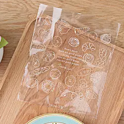 Хлеб Opp мешки для бисквитного печенья целлофановые сумки свадебный торт упаковка для конфет День рождения Подарочные Сумки 200 шт