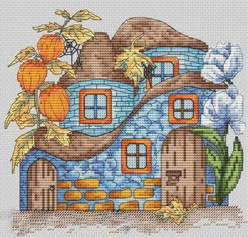 

ZZ1815 DIY Homefun Cross Stitch Kit Packages Counted Cross-Stitching Kits New Pattern NOT PRINTED Cross stich Painting Set