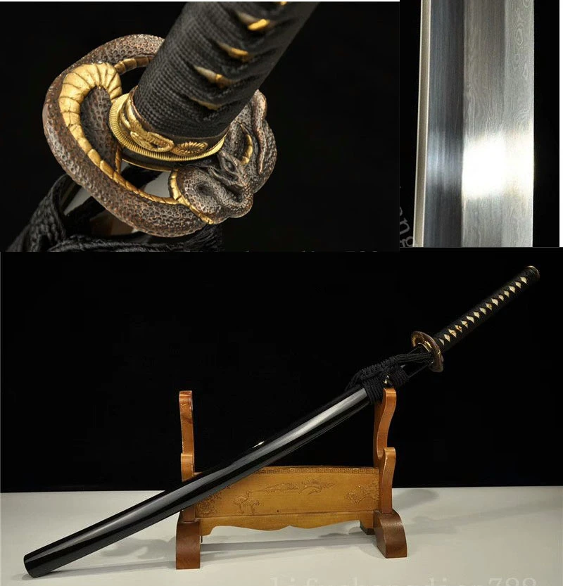 Damasco cruzar TEEL rojo espada de samurái japonesa KATANA Buda TSUBA| Espadas| - AliExpress