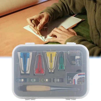 

Sewing Machine Tools Sets DIY Patchwork Tool Binding Sew Multifunction Sewing Bias Tape Maker Set