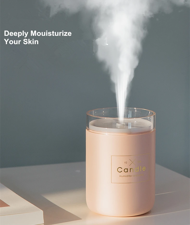 

Ultrasonic USB Essential Oil Diffuser Air Humidifier Candle Romantic Soft Light Car Purifier Aroma Anion Mist Maker Dropshipping