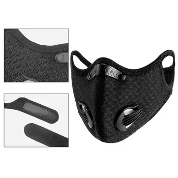 

Dust Mask with Double Breathing Valve Activated Carbon Filter PM2.5 Respirator X5XA